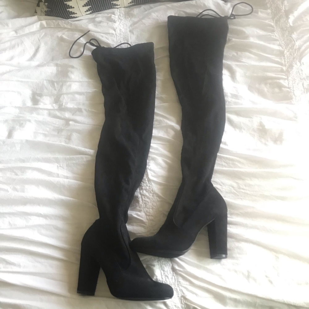 Brand New Lulu’s Over The Knee Boots - Black